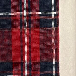 14” x 70” plaid tartan table runner tablecloth xmas holiday christmas red white